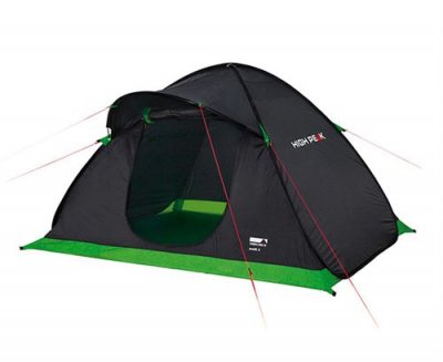  High Peak tente pop-up Swift 210 x 180 x 130 cm noir/vert