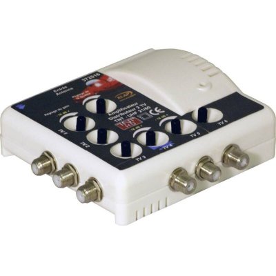 M E High-tech 372016 amplificateur tv tnt int&eacute;rieur filtre 4g blanc