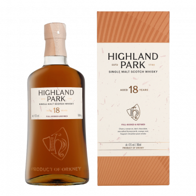 HIGHLAND PARK  18 Years Viking Pride 70cl Whisky + Coffret cadeau