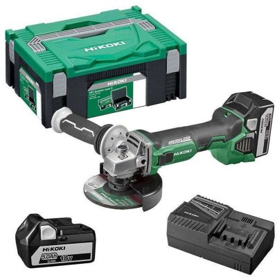 HIKOKI  (HITACHI)  Meuleuse 125mm Brusless 18V 5Ah - G18DBBL WQZ
