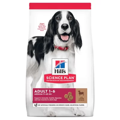 HILL&APOS;S Hill's Adult Medium agneau pour chien 2,5 kg 