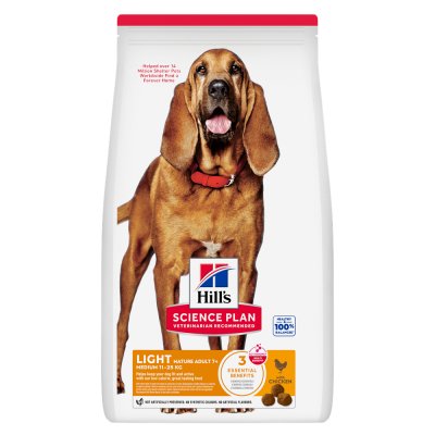 HILL S SCIENCE PLAN Hill's Mature Adult 7+ Light Medium au poulet pour chien 14 kg