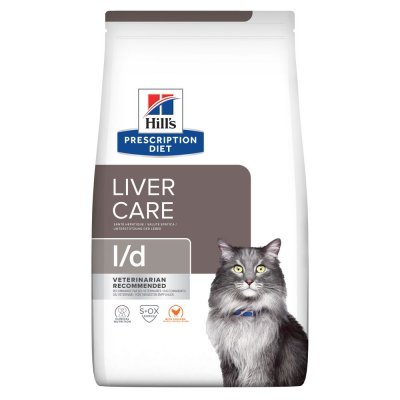 HILL&APOS;S PRESCRIPTION DIET Hill's Prescription Diet L/D Liver au poulet pour chat 1.5 kg
