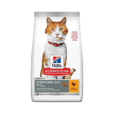 HILL S SCIENCE PLAN Hill's Science Plan Sterilised Adult au poulet pour chat 3 kg