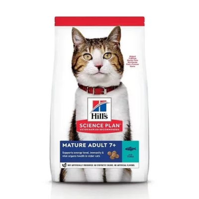 HILL&APOS;S Hill's Mature Adult 7+ au thon pour chat 2 x 1,5 kg