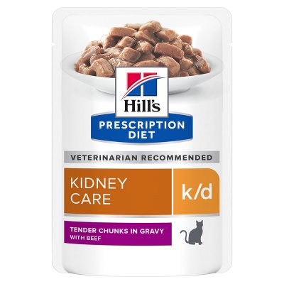 HILL S PRESCRIPTION DIET Hill's Prescription Diet k/d, Kidney Care - lot % boeuf : 24 x 85 g