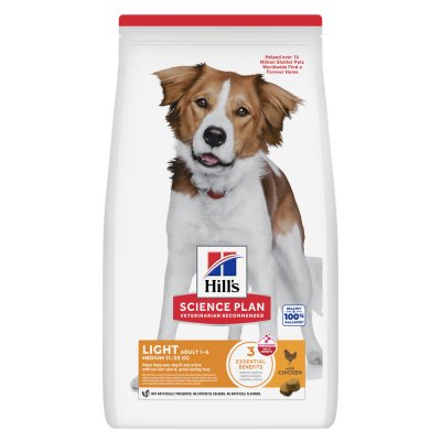 HILL S SCIENCE PLAN Hill's Science Plan Adult 1-6 Light Medium poulet - lot % : 2 x 14 kg