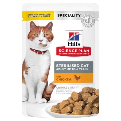 HILL S SCIENCE PLAN Hill's Science Plan Adult Sterilised - poulet (48 x 85 g)