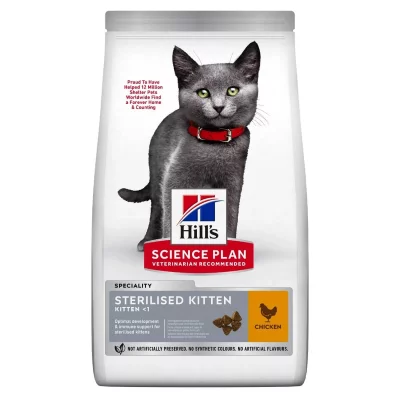 HILL S SCIENCE PLAN Hill's Science Plan Sterilised Kitten poulet pour chaton - 1,5 kg