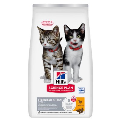 HILL S SCIENCE PLAN Hill's Science Plan Sterilised Kitten poulet pour chaton - 2 x 10 kg
