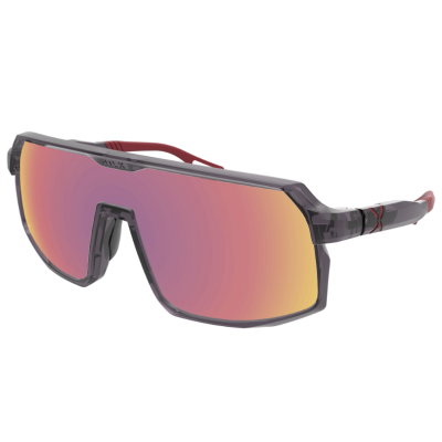 HILX  - Inferno Cat 3 - Lunettes v&eacute;lo Matt Crystal Dark Grey - Red Cat 3