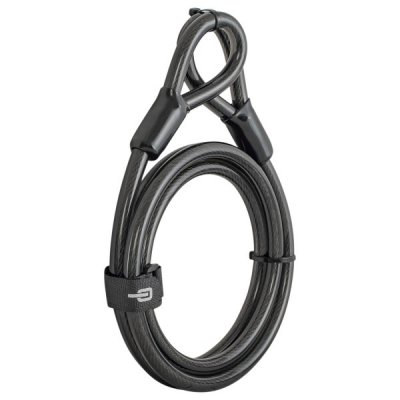 HIPLOK  2M Cable Antivols Adulte Unisexe, Noir, Taille Unique