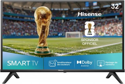 HISENSE  32A4Q 81,3 cm (32 ) HD Smart TV Wifi Noir - Neuf
