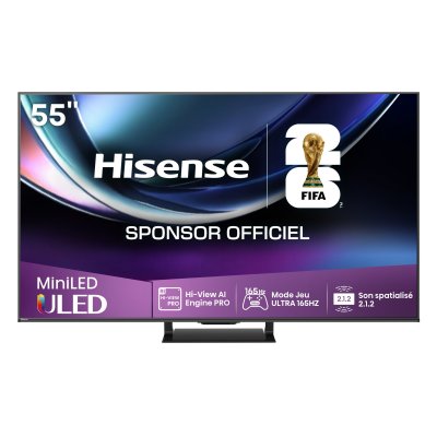 HISENSE  - tv Mini led 55U7Q pro 139 cm 2025