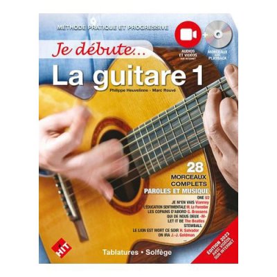 HIT DIFFUSION  JE DEBUTE LA GUITARE + CD