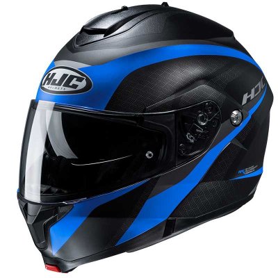 HJC  Helmets Casque Junior C91 Taly Casque Noir/Bleu Xl (61/62)