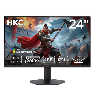 HKC  G24H3D - Moniteur Gaming 24 pouces Full HD 240 Hz Fast IPS