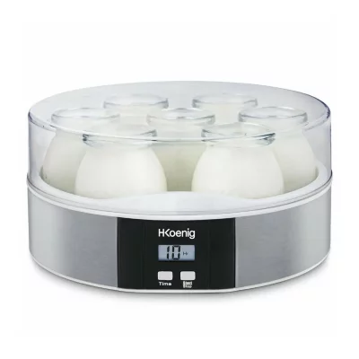 HKOENIG  - Yaourti&egrave;re 7 pots - 7 x 160 mL - Ecran LCD