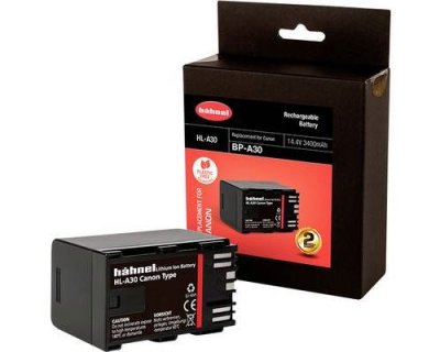 HAHNEL HL-A30 Batterie pour appareil photo Remplace laccu dorigine BP-A30 14.4 V 3400 mAh