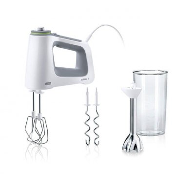 BRAUN Hm 5107 wh 750 w 1 l 9 vitesse turbo mode turbo blanc