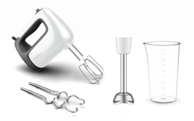 MOULINEX Hm462110 batteur mixeur prep'mix+ - hm462110 - 