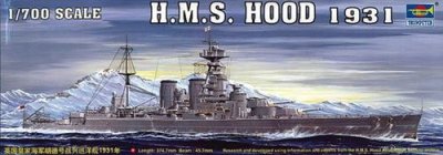 TRUMPETER Hms Hood 1931 - Maquette De Bateau  Tsm-5741-