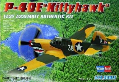 HOBBY BOSS  80250 Kit de mod&eacute;lisme P-40E Kitty Hawk
