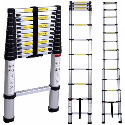 HOBBY TECH  - Echelle t&eacute;lescopique 3,80 m&egrave;tres aluminium