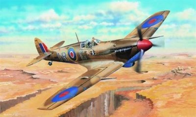 HOBBY BOSS Hobbyboss Kit d'assemblage Spitfire MK.VB/Trop &eacute;chelle 1:32