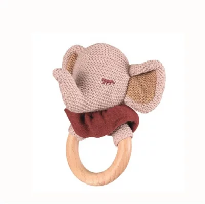  Hochet rosalie l elephant rose 120024