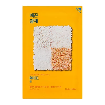 HOLIKA HOLIKA  Pure Essence Mask Sheet 20ml (Various Options) - Rice