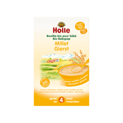 HOLLE  - Bouillie au millet bio - d&egrave;s 4 mois