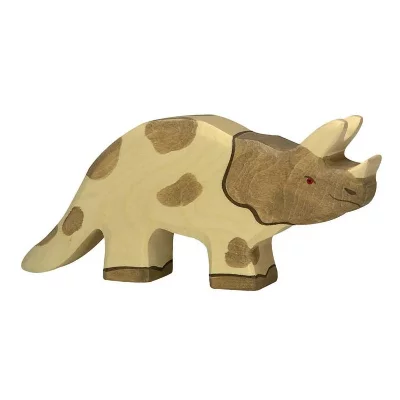 HOLZTIGER  - 2041110 - Figurine Dinosaure - Triceratops