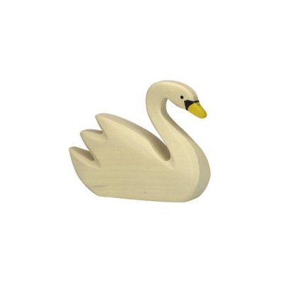 HOLZTIGER  - 80030 - Figurine - Cygne, Nageant