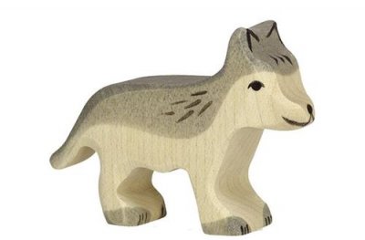 HOLZTIGER  - 80110 - Figurine - Loup, petit