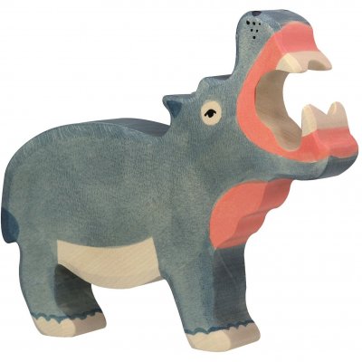 HOLZTIGER  - 80160 - Figurine - Hippopotame