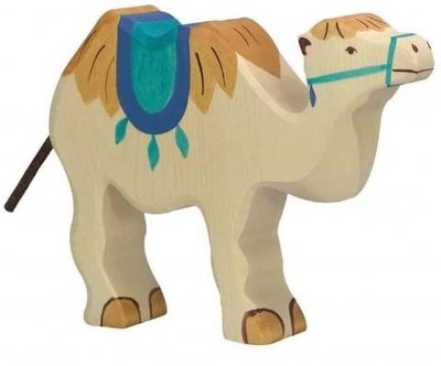 HOLZTIGER  - 80165 - Figurine - Chameau avec Selle