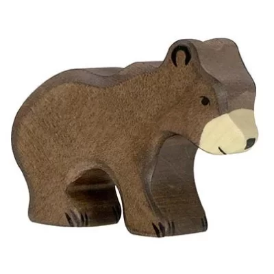 HOLZTIGER  - 80185 - Figurine - Ours Brun, Petit