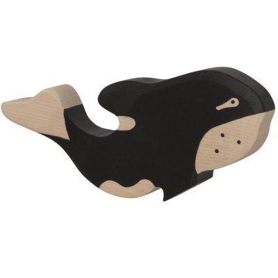 HOLZTIGER  - Figurine en bois orque - Noir
