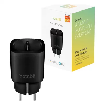 HOMBLI  - Smart Socket (Eu), Black