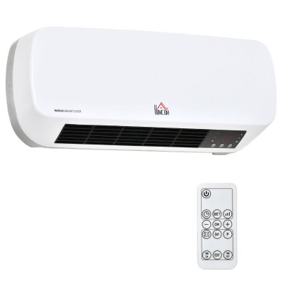 HOMCOM  - Chauffage &eacute;lectrique - ABS - 45x18.6x11.5cm - Blanc 