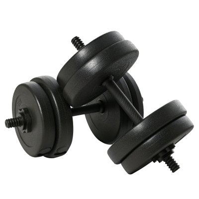 HOMCOM  - halt&egrave;res - HDPE - 35x22x22cm - Noir