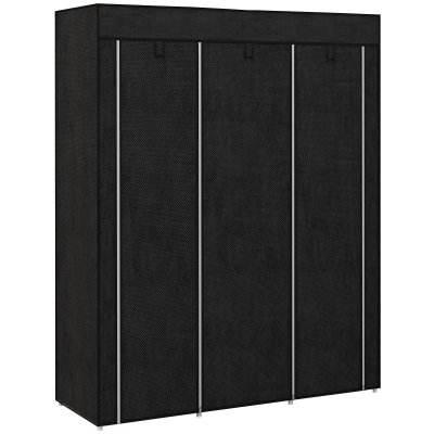 HOMCOM - Penderie - Acier - 125x43x162.5cm - Noir 
