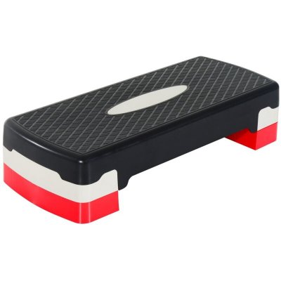HOMCOM  - Stepper daerobic - PP - 68x29x15cm - Rouge