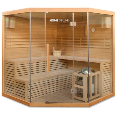 HOME DELUXE  Sauna SKYLINE BIG XL >Taille: 200 x 200 x 210 cm 