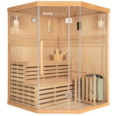 HOME DELUXE  - Sauna traditionnel skyline xl - 150 x 150 cm pour 3 personnes