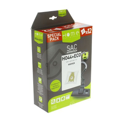 HOME EQUIPEMENT  - Sac synth&eacute;tique PACK &Eacute;CO pour Aspirateur, x12