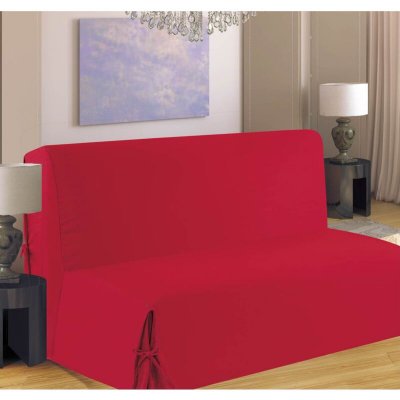 Homemaison - Housse de Clic-Clac &agrave; Nouettes Rouge 140 x 200 cm - Rouge