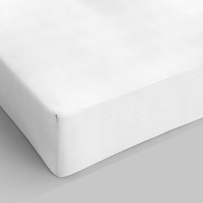 HOME MANIA Homemania feuille avec coins simple - blanc - 180 x 200 cm