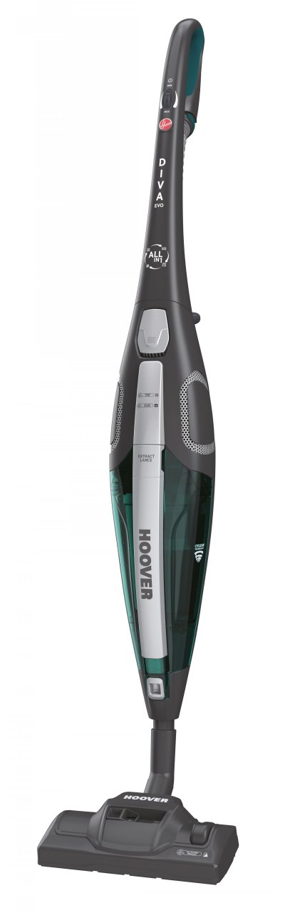 HOOVER  Diva Dve02bl 011 Aspirateur Balai Secteur Sec Epa Sans Sac 0.8 L 750 W Noir, Turquoise 